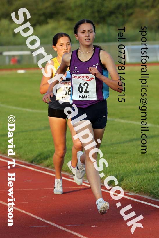 BMC 1500 metres, BMC, Chester le Street, July 19th. Photo: David T. Hewitson/Sports for All Pics